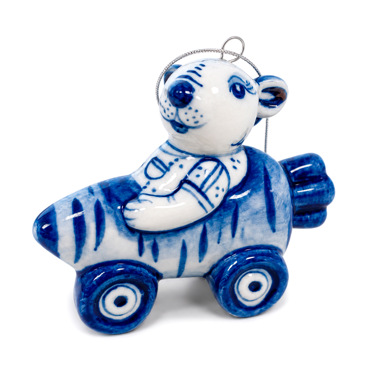 Ёлочная Игрушка «Заяц на морковке»